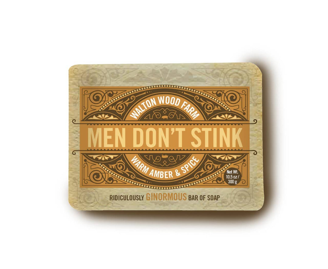 Men's Don't Stink Soap - Warm Amber & Spice 10.5 oz