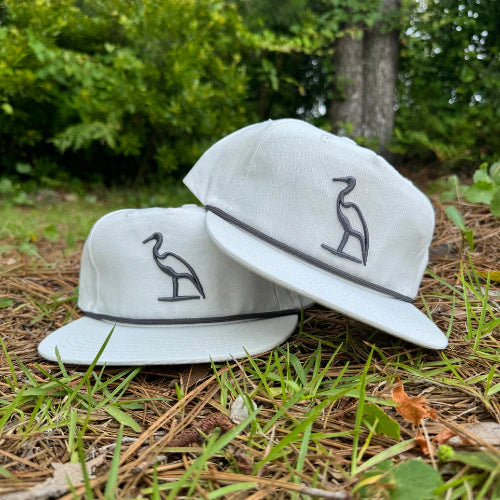 Dirty Marsh - Heron Embroidered | Salt