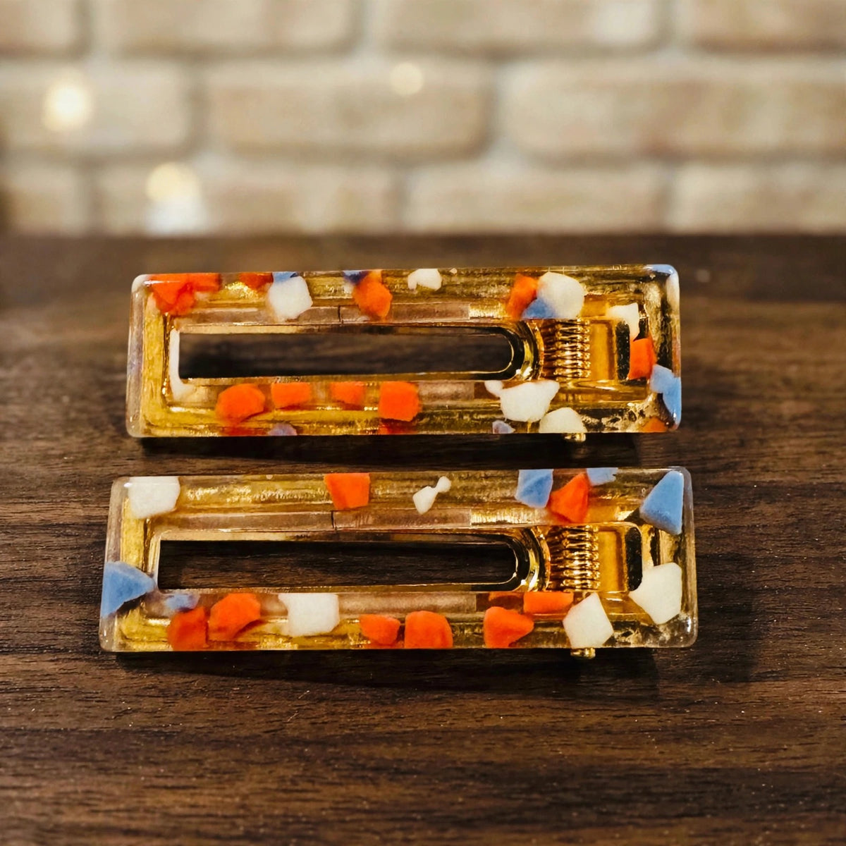 Confetti Hair Clip Set