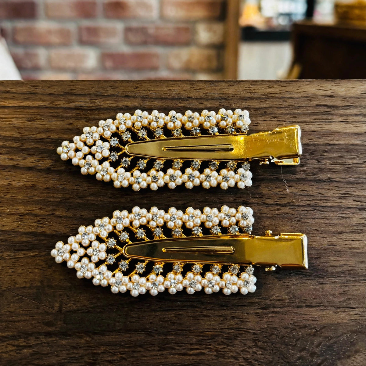 Pearl Hair Clip Set
