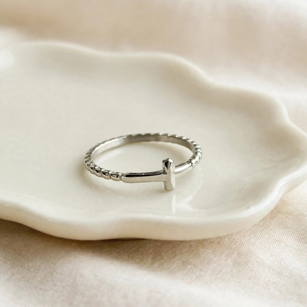 Petite Cross Ring