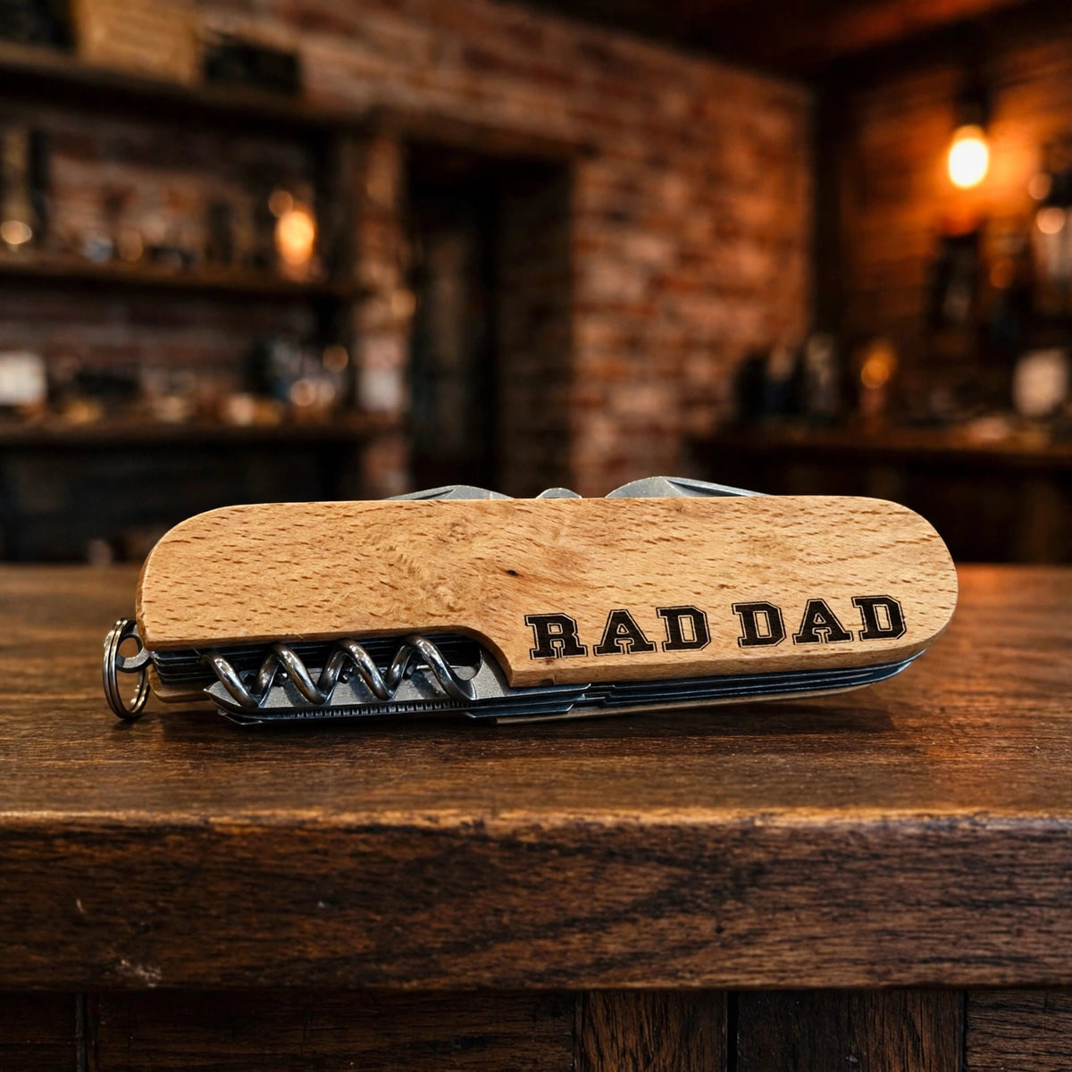 Rad Dad Engraved Pocket Knife