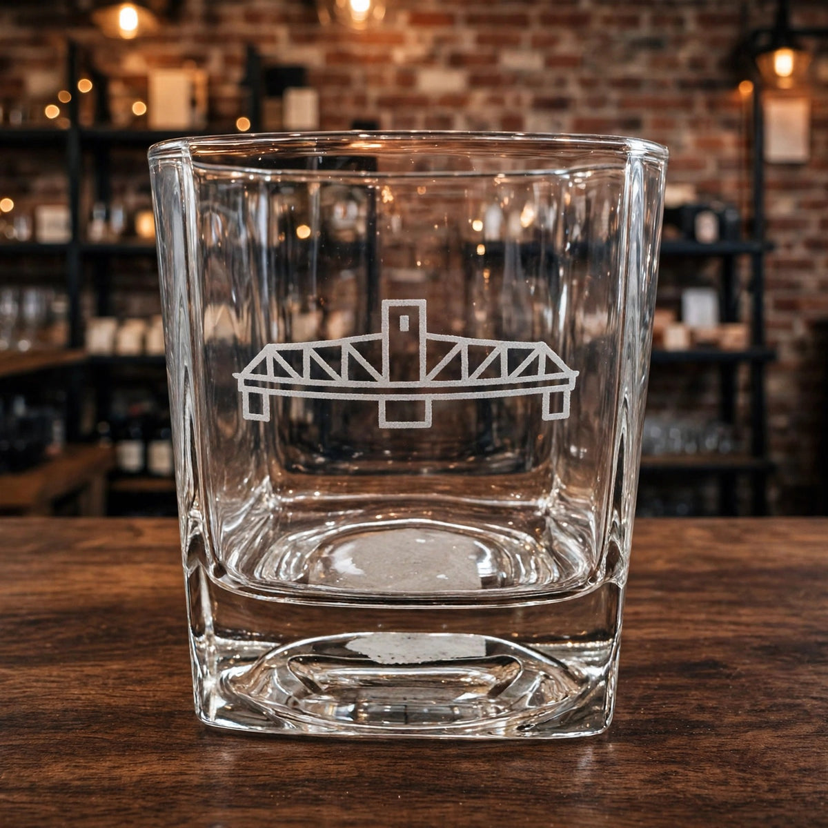 Surf City Bridge Whiskey Glass