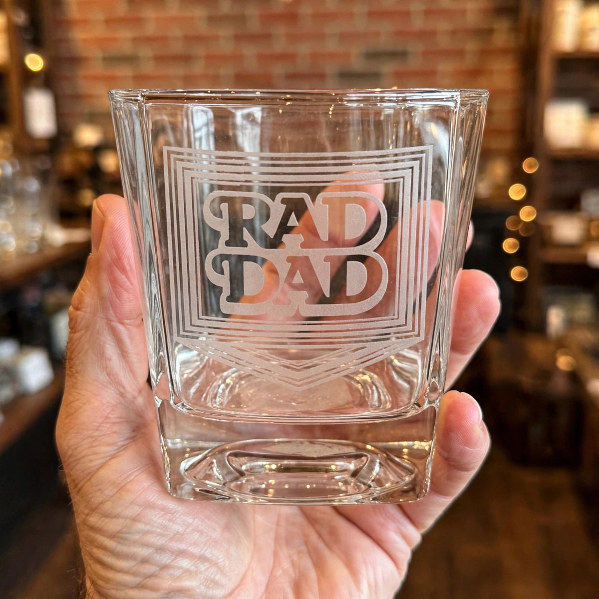 Rad Dad Whiskey Glass