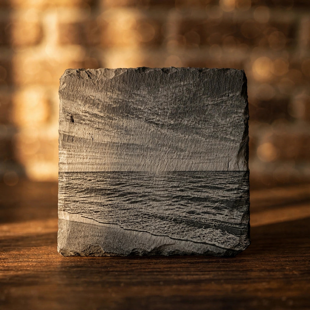 Ocean Horizon Slate Coaster, in store