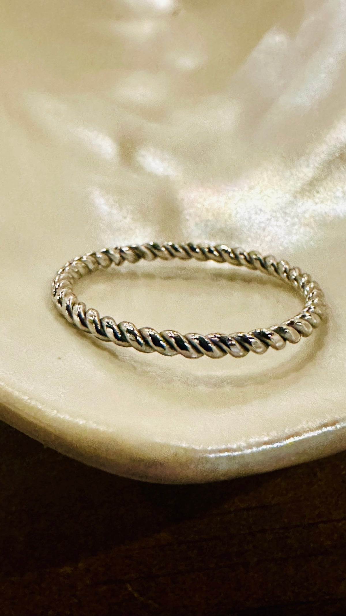 Braided Stacking Ring