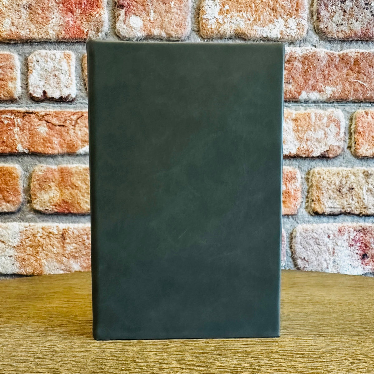 Leatherette journal in Dark Green
