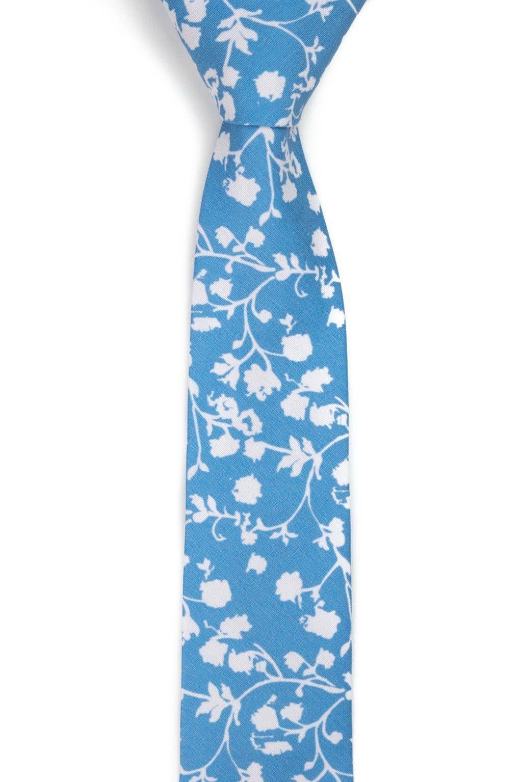 Crater - Light Blue Floral Tie