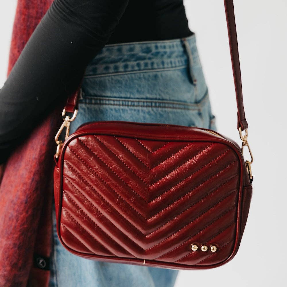 Coco Quilted Camera Crossbody Bag, view 7