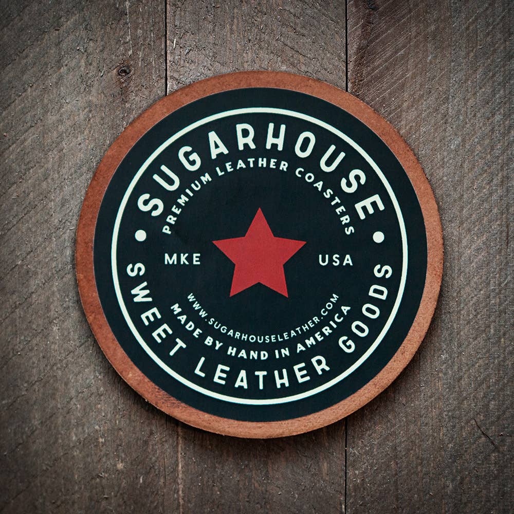 Whiskey Girl Leather Coaster - Thumbnail 3