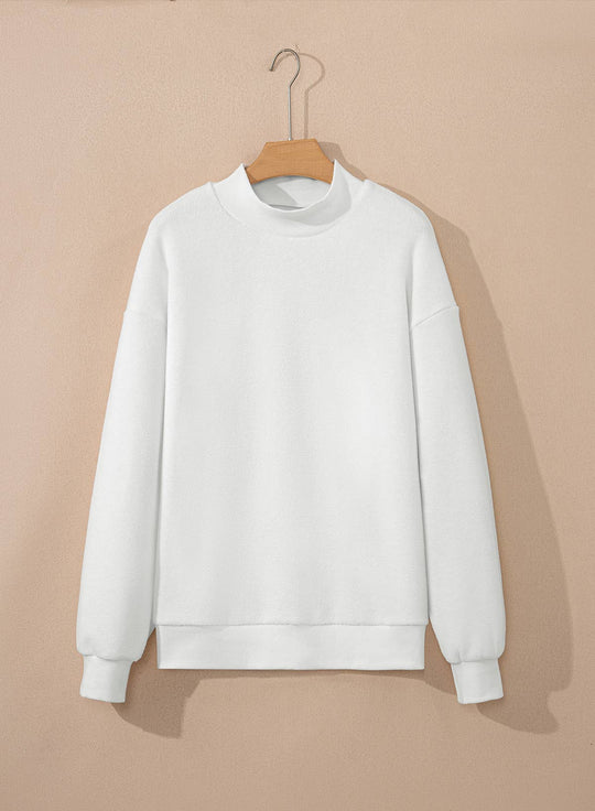 Reversible Mock Neck Pullover, view 4