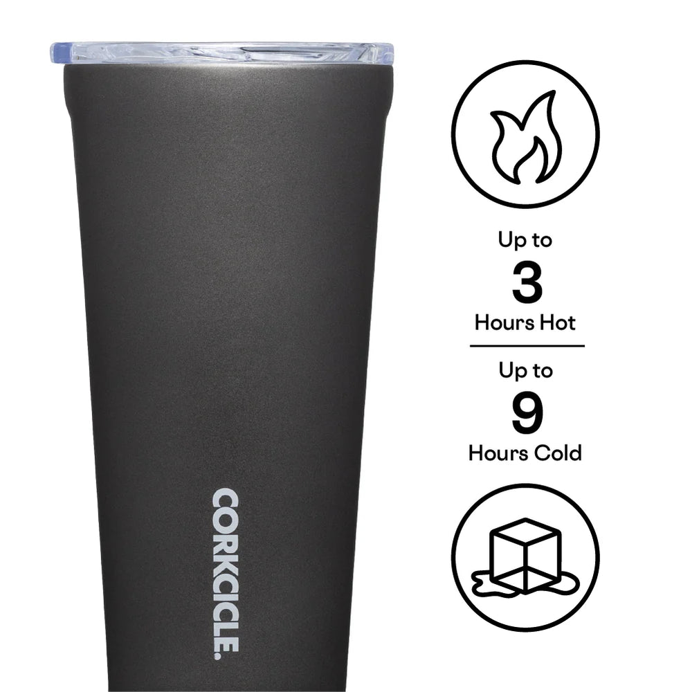Corkcicle - Pure Taste Tumbler Insulated Coffee Mug - Slate/Grey 16oz