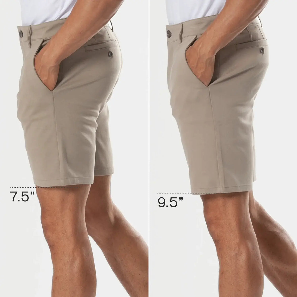 Chino Shorts | Comfort | 7" | Black, view 7