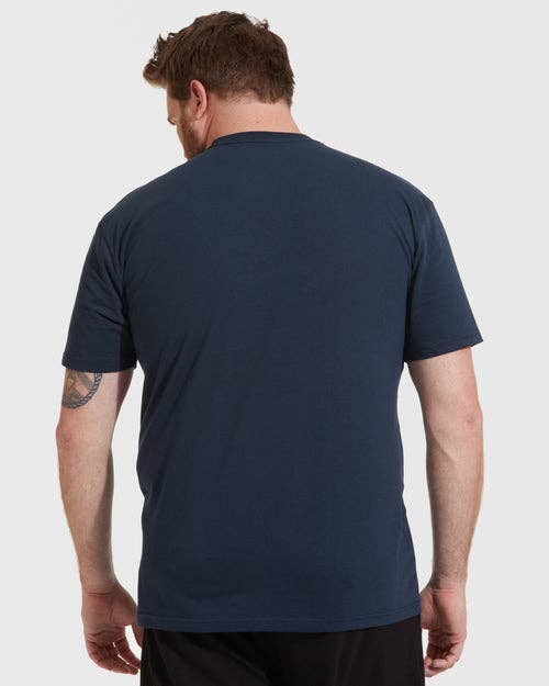 True Classic Premium Fitted Crew Neck T-Shirt - Navy, view 5