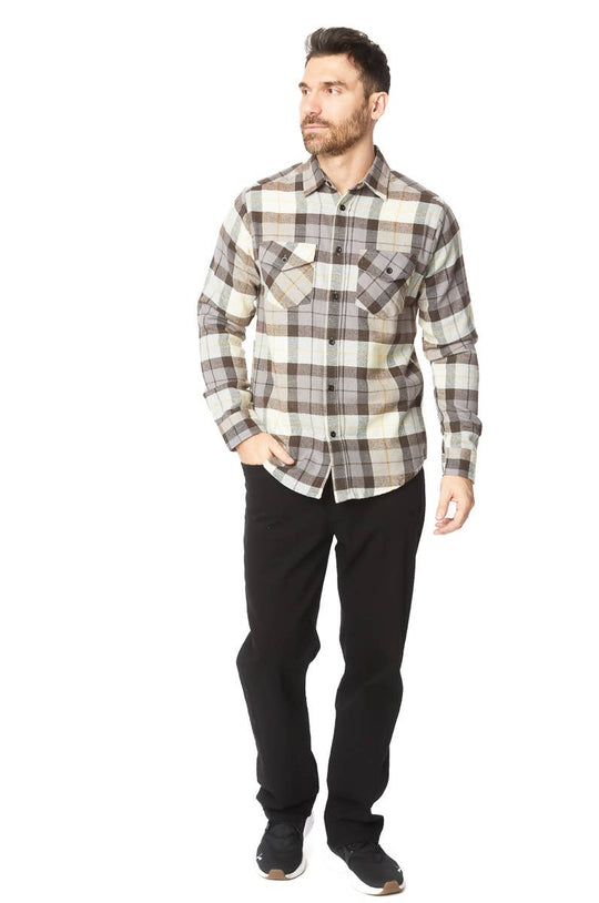 Buffalo Plaid Flannel Long Sleeve Shirt