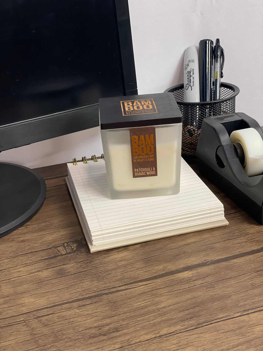 BAMBOO Eco-Friendly Soy Candle - Small and Large Options