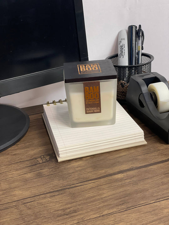 BAMBOO Eco-Friendly Soy Candle - Small and Large Options