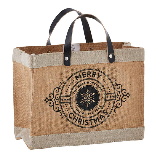 Mini Market Tote - Christmas