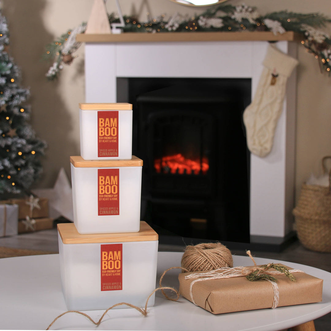 Centerpiece Candle XL - Spiced Apple &amp; Cinnamon