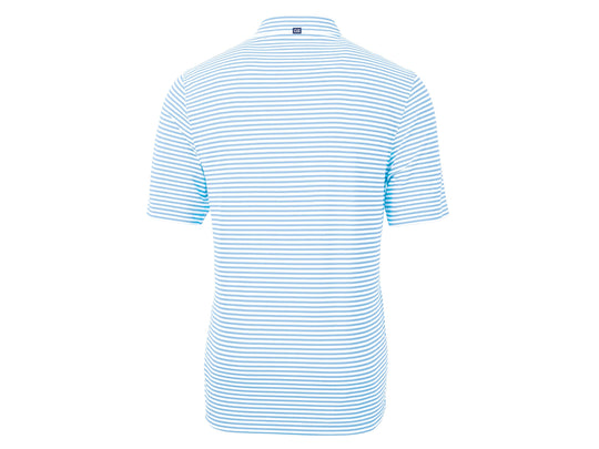 Virtue Eco Pique Stripe Recycled Mens Polo - Atlas