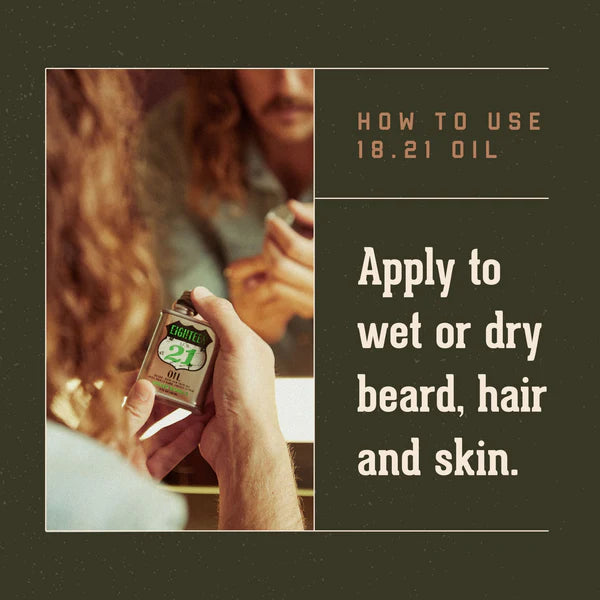 18.21 Man Made - Beard, Hair and Skin Oil - Spiced Vanilla, view 4