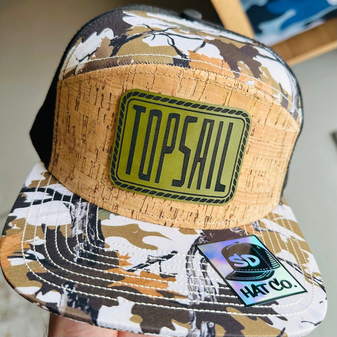Topsail Camo Cork 7-Panel Hat