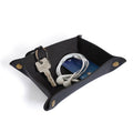 Desk Organizer Leather Valet Dump Tray for Men