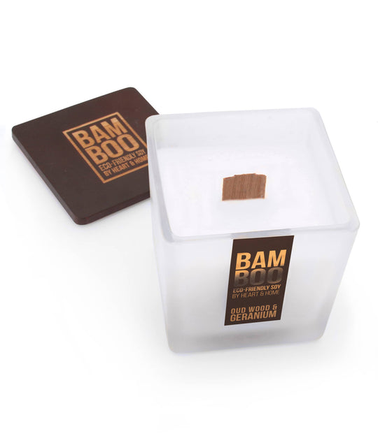 BAMBOO Eco-Friendly Soy Candle - Small and Large Options