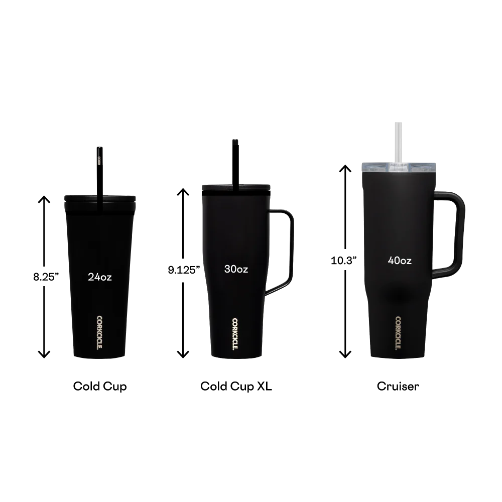 Corkcicle - Cruiser Insulated Tumbler with Handle - Oat Milk 40oz