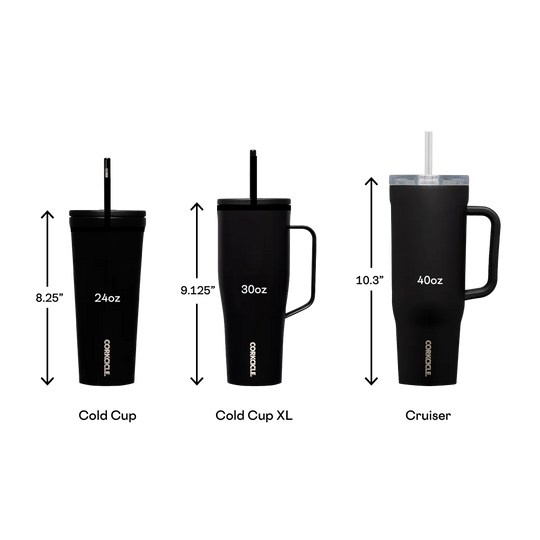 Corkcicle - Cruiser Insulated Tumbler with Handle - Oat Milk 40oz