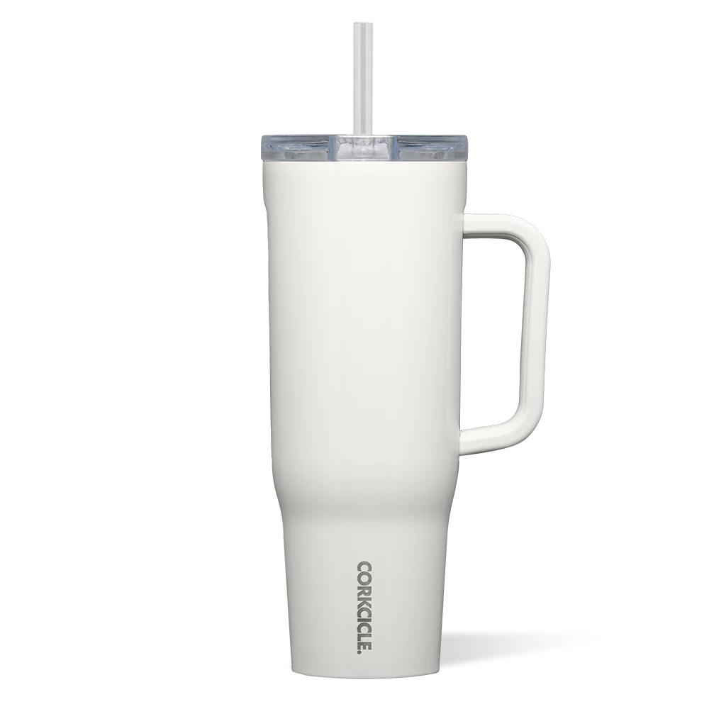 Corkcicle - Cruiser Insulated Tumbler with Handle - Oat Milk 40oz