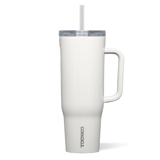 Corkcicle - Cruiser Insulated Tumbler with Handle - Oat Milk 40oz