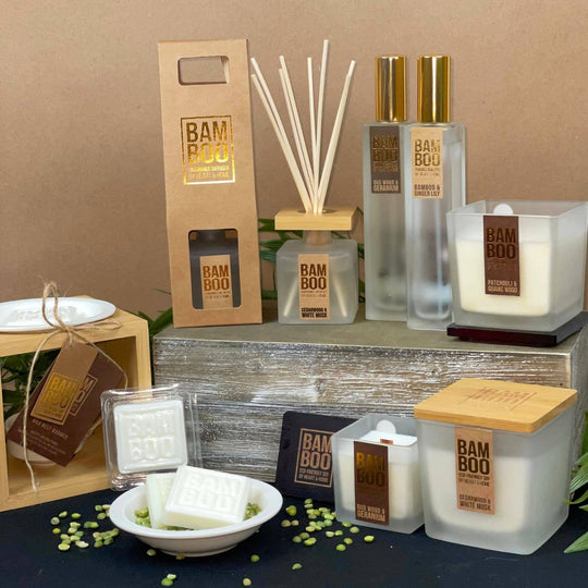 BAMBOO Eco-Friendly Soy Candle - Small and Large Options