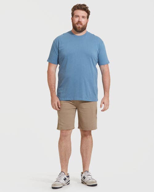 True Classic Premium Fitted Crew Neck T-Shirt - Indigo