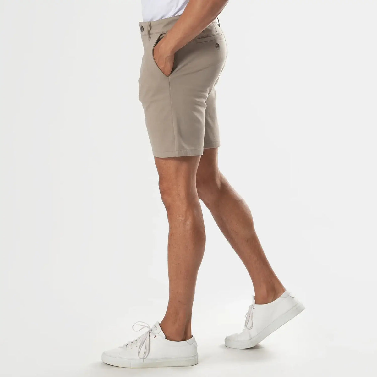 Chino Shorts | Comfort | 7" | Khaki, view 4