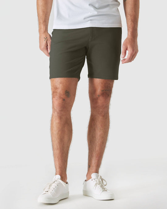 Chino Shorts | Comfort | 7" | Military Green