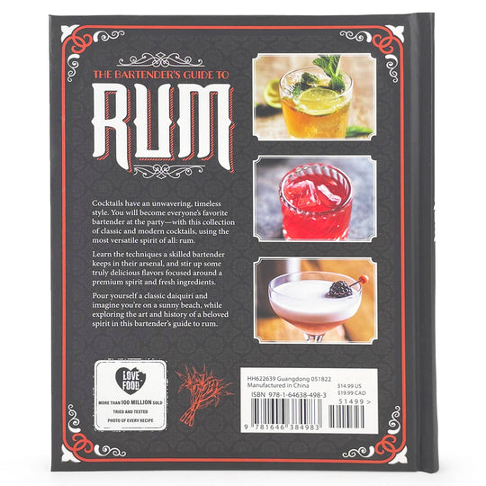 The Art of Mixology: Bartender's Guide to Rum Cocktail Book
