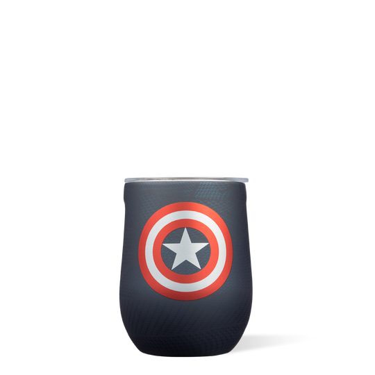 Stemless - 12oz Marvel - Captain America