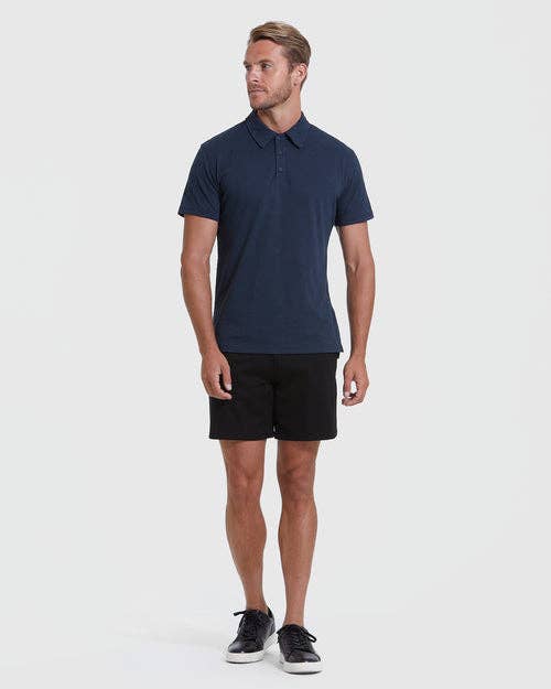 Short Sleeve Polo Shirt | Navy