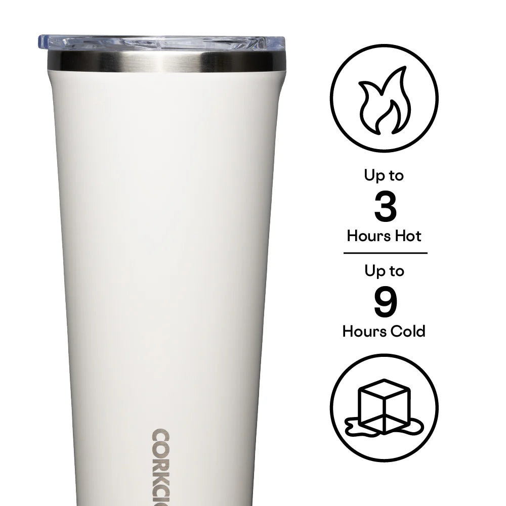 Corkcicle - Classic Stainless Steel Tumbler - Oat Milk 24oz, view 2