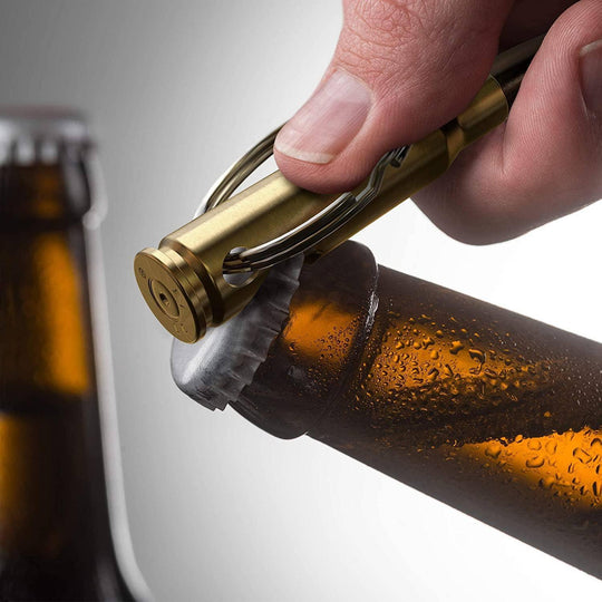 308/7.62 Real Bullet Keychain Bottle Opener - Rust & Refined