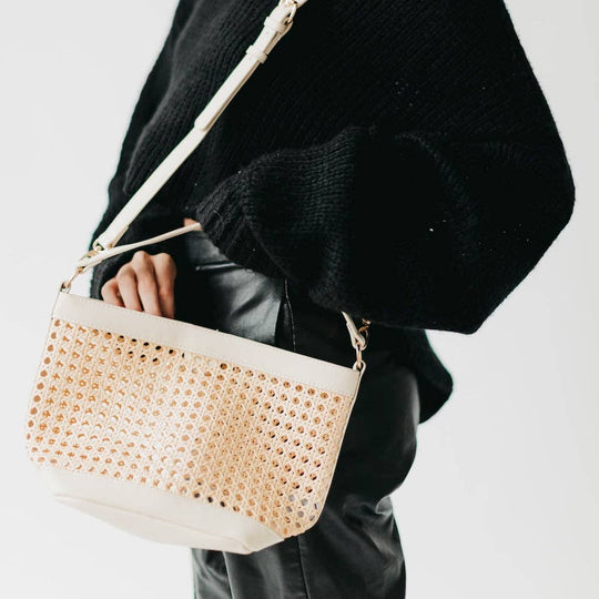 Bryce Woven Bucket Bag