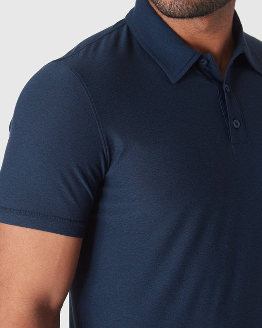 Short Sleeve Shirt | Active | Polo | Dark Heather