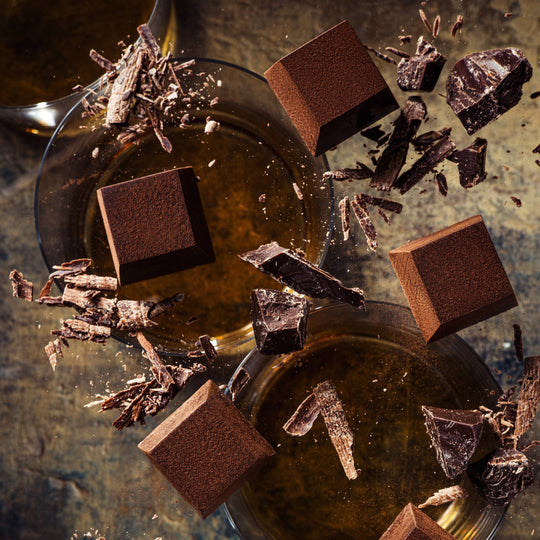 Whiskey Infused Chocolate Truffle Flight - 4pc Gift Box