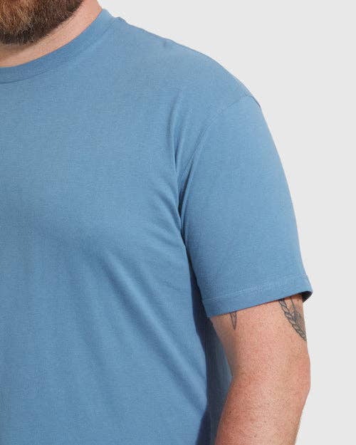 True Classic Premium Fitted Crew Neck T-Shirt - Indigo, view 3