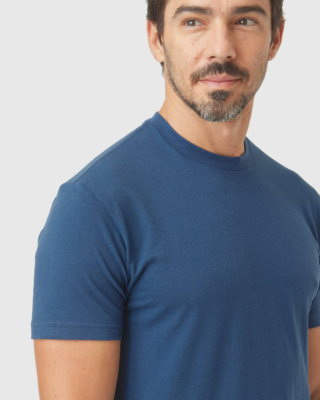 True Classic Premium Fitted Crew Neck T-Shirt - Deep Sea Blue, view 5