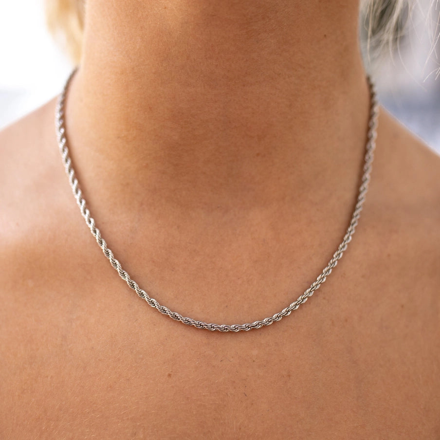 ALCO Disco Cowgirl Necklace - Silver