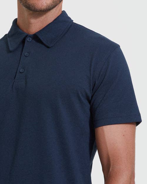 Short Sleeve Polo Shirt | Navy