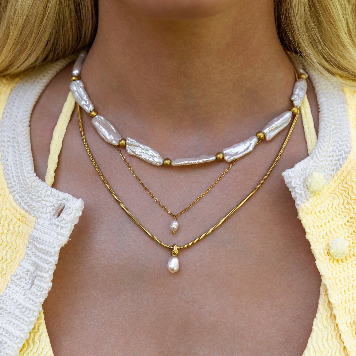 ALCO Oasis Necklace - Gold, alternate view 5