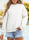 Reversible Mock Neck Pullover, view 2